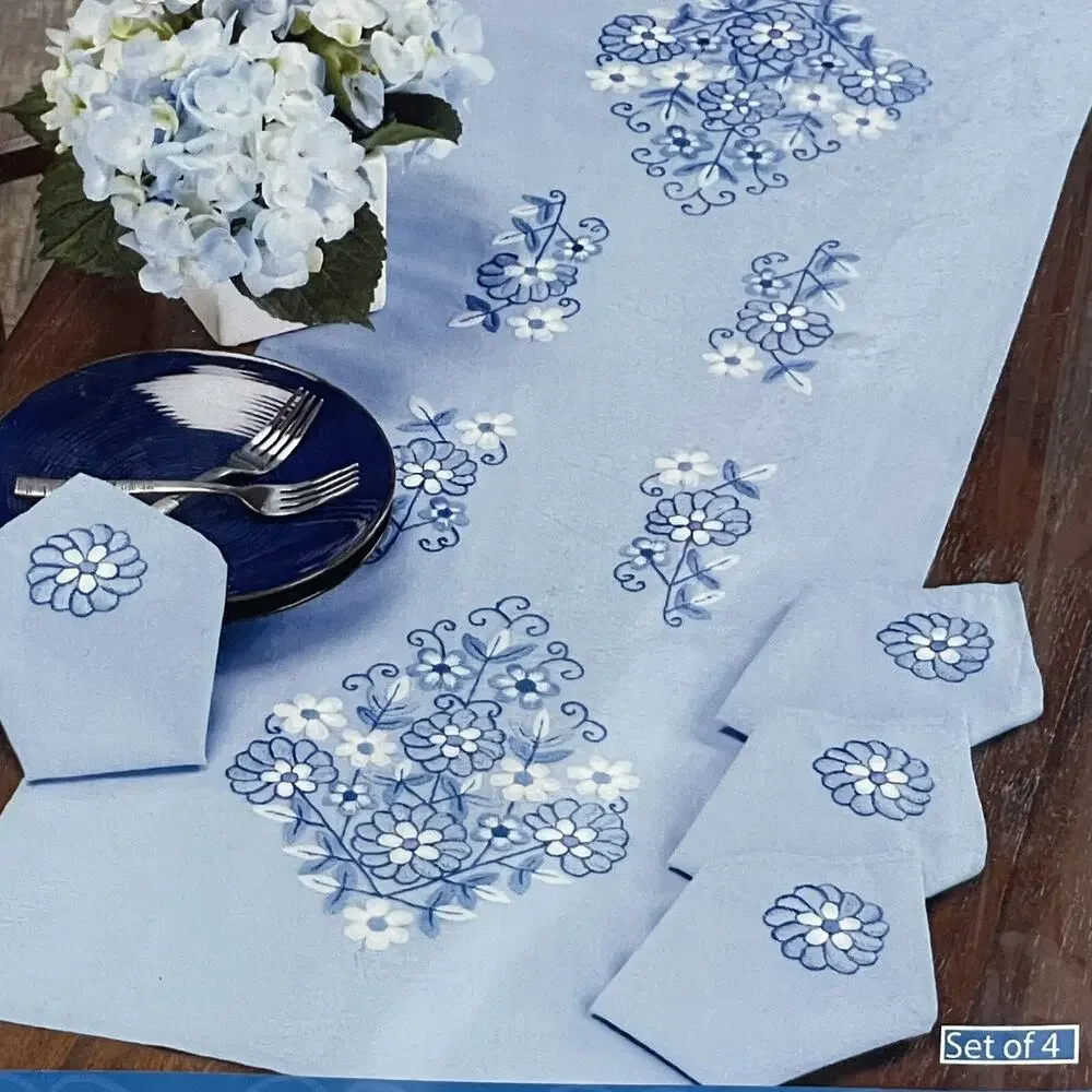 Craftways Braxton Napkins 14-520 Set of 4 for Needlepoint by Herrschners,‎ Inc.